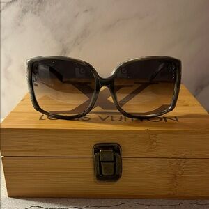 Tru Trussardi Black and Gray Sunglasses